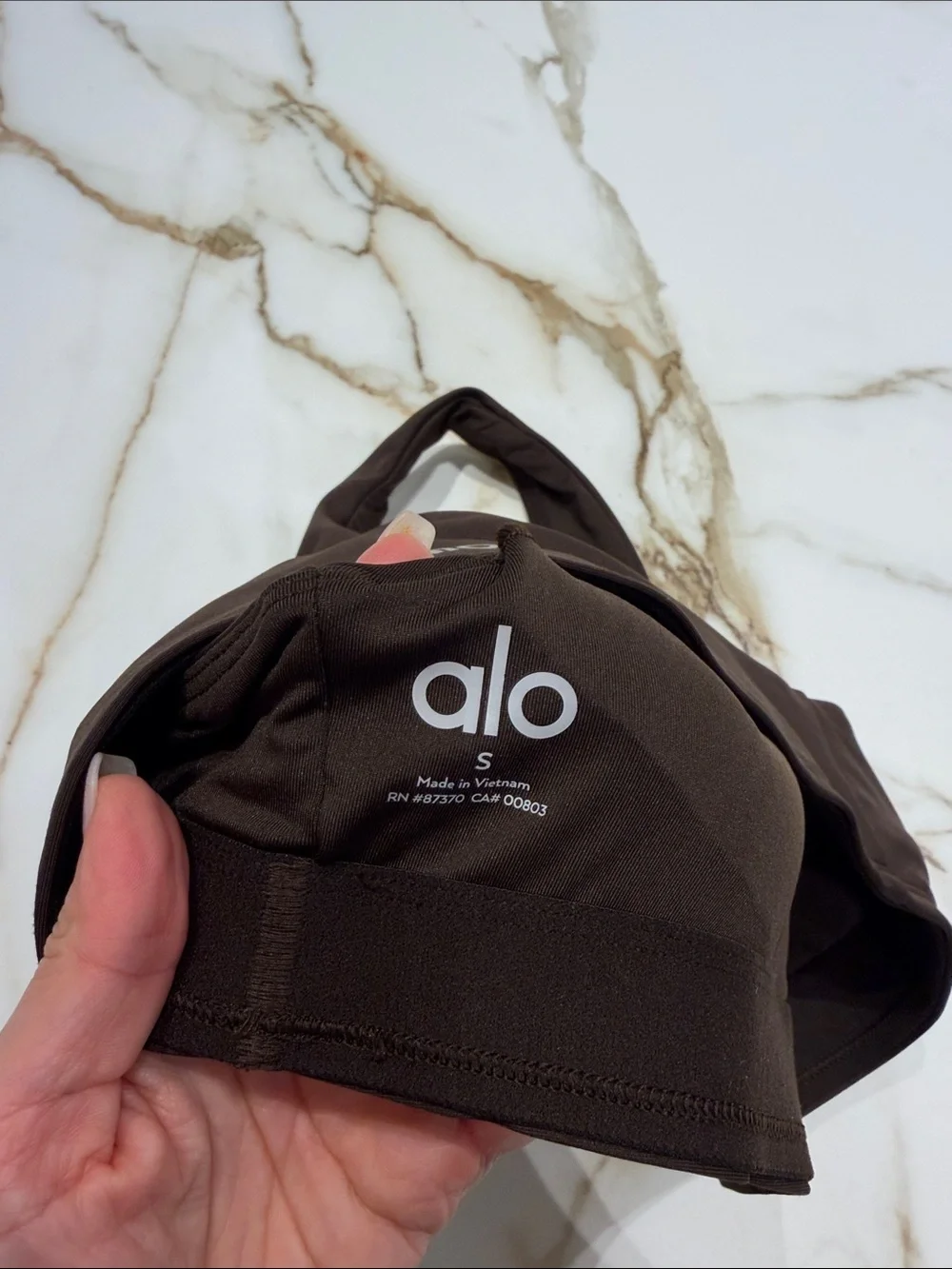 Alo yoga sports bra espresso Small